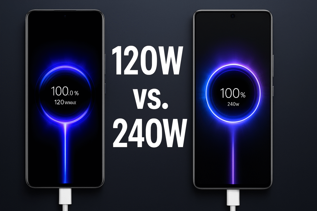 120W vs. 240W Charging: We Drained and Charged Them All