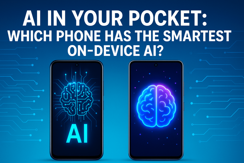 AI in Your Pocket: Which Phone Has the Smartest On‑Device AI?