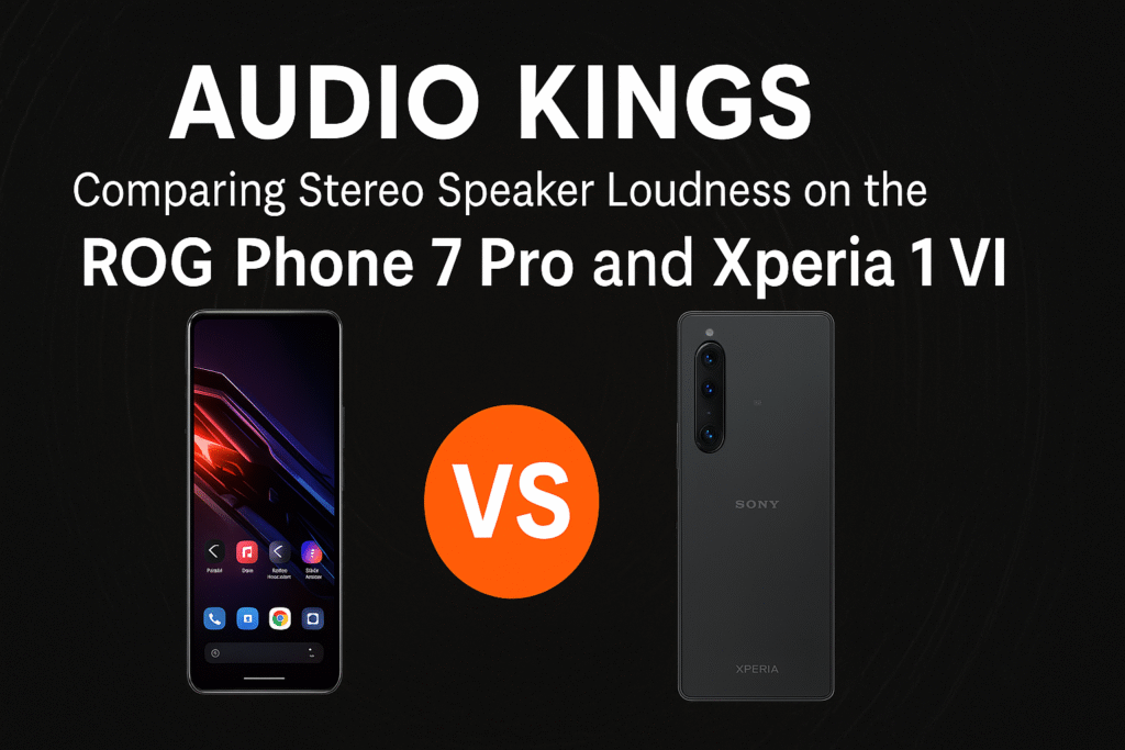 Audio Kings: Comparing Stereo Speaker Loudness on the ROG Phone 7 Pro and Xperia 1 VI