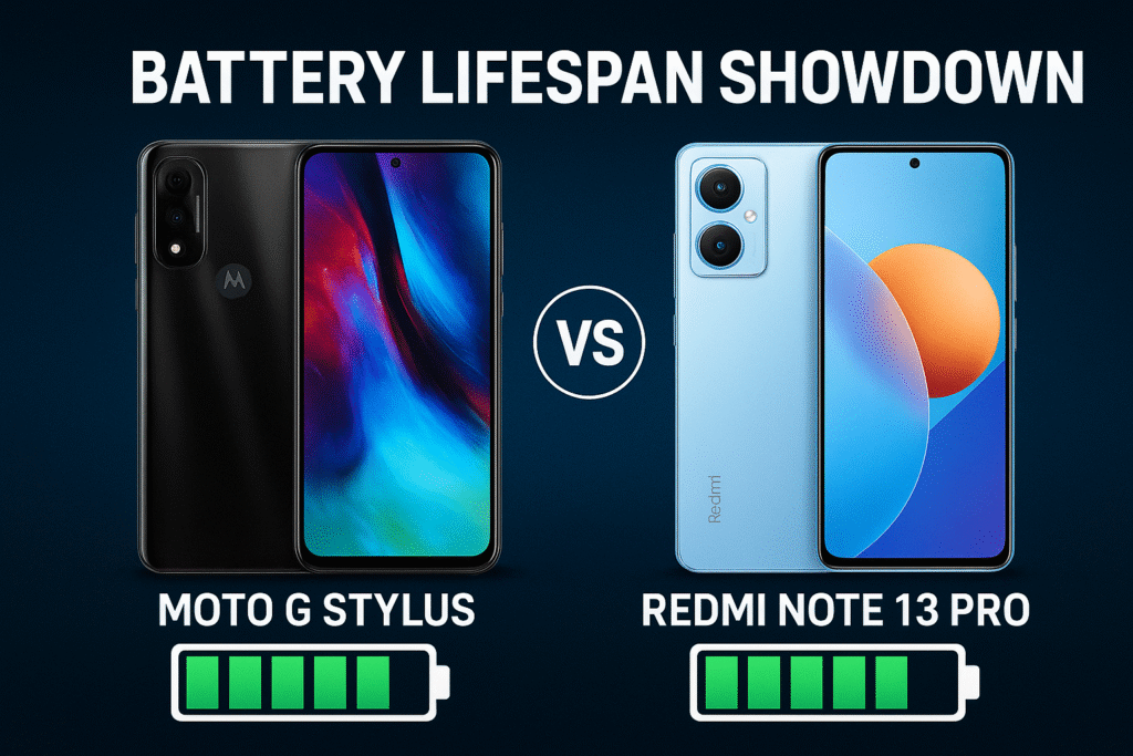 Battery Lifespan Showdown: Moto G Stylus vs. Redmi Note 13 Pro