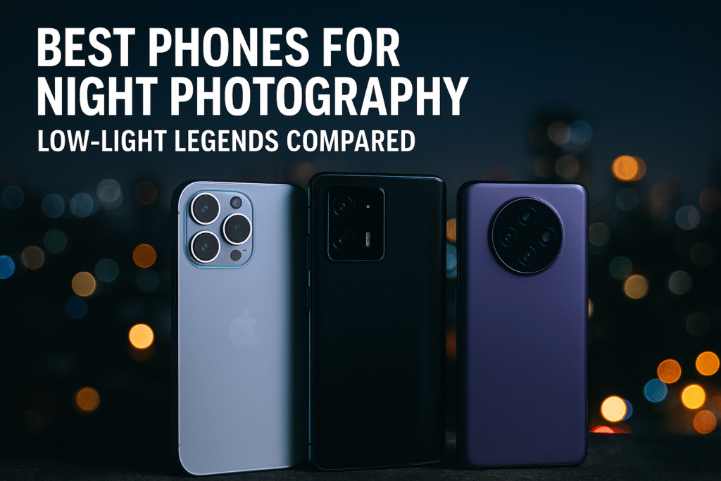 Best Phones for Night Photography: Low-Light Legends Compared