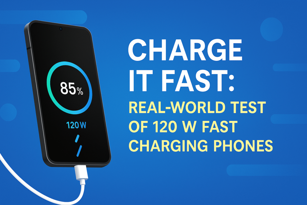 Charge It Fast: Real‑World Test of 120 W Fast Charging Phones