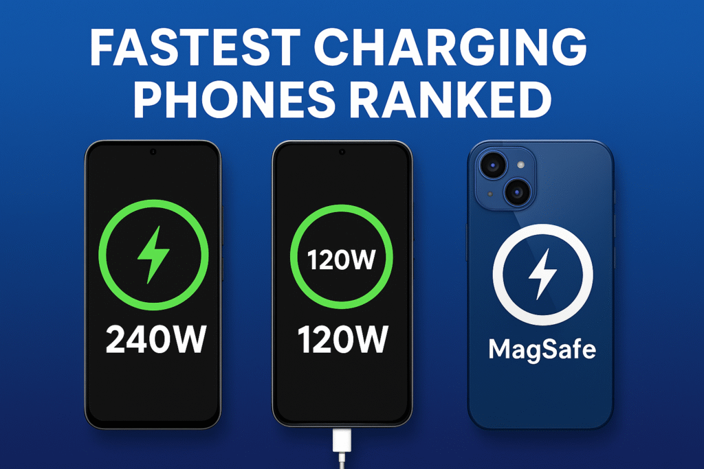 Fastest Charging Phones Ranked: 240W vs 120W vs MagSafe