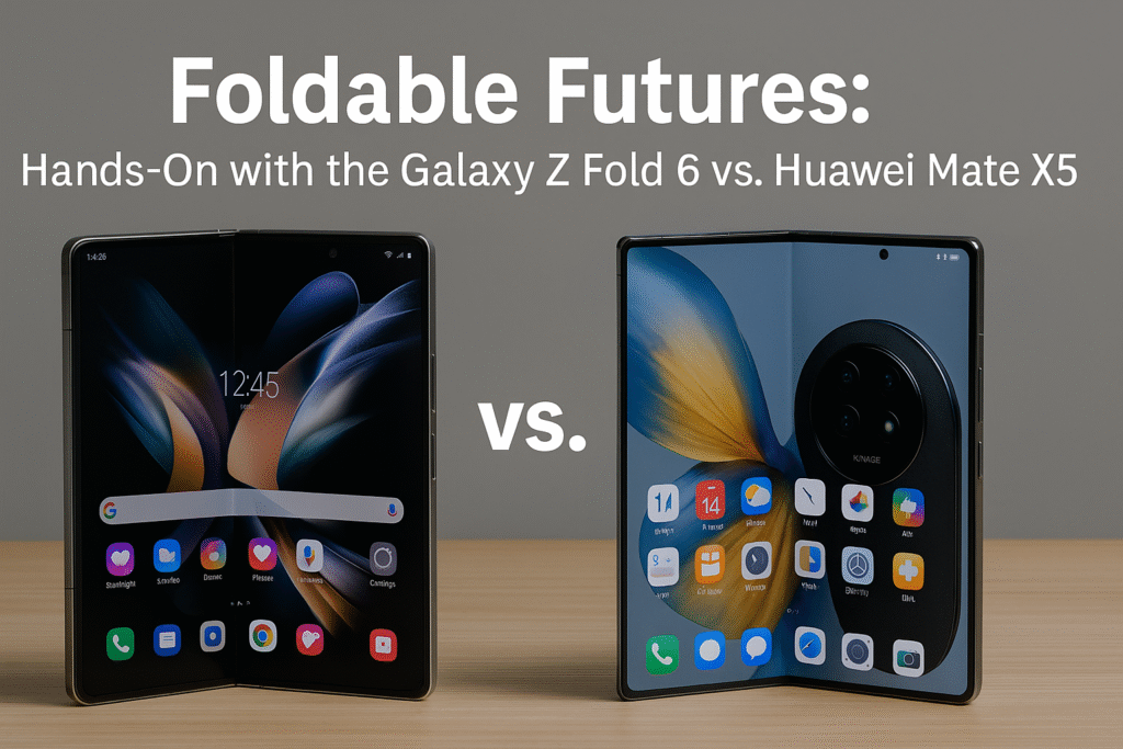Foldable Futures: Hands-On with the Galaxy Z Fold 6 vs. Huawei Mate X5