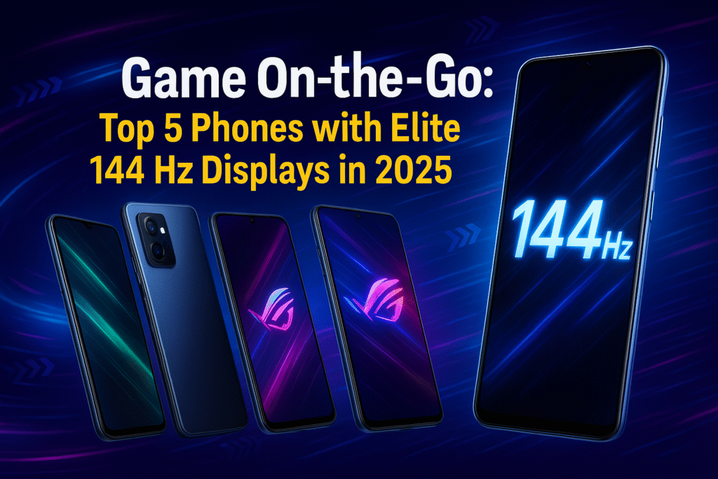 Game On-the-Go: Top 5 Phones with Elite 144 Hz Displays in 2025