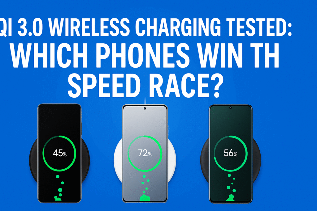 Qi 3.0 Wireless Charging Tested: Which Phones Win the Speed Race?