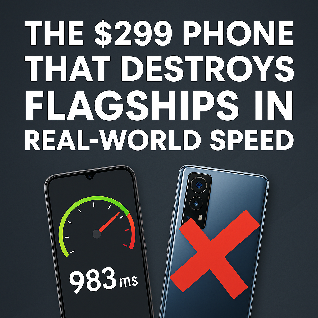 The $299 Phone That Destroys Flagships in Real-World Speed