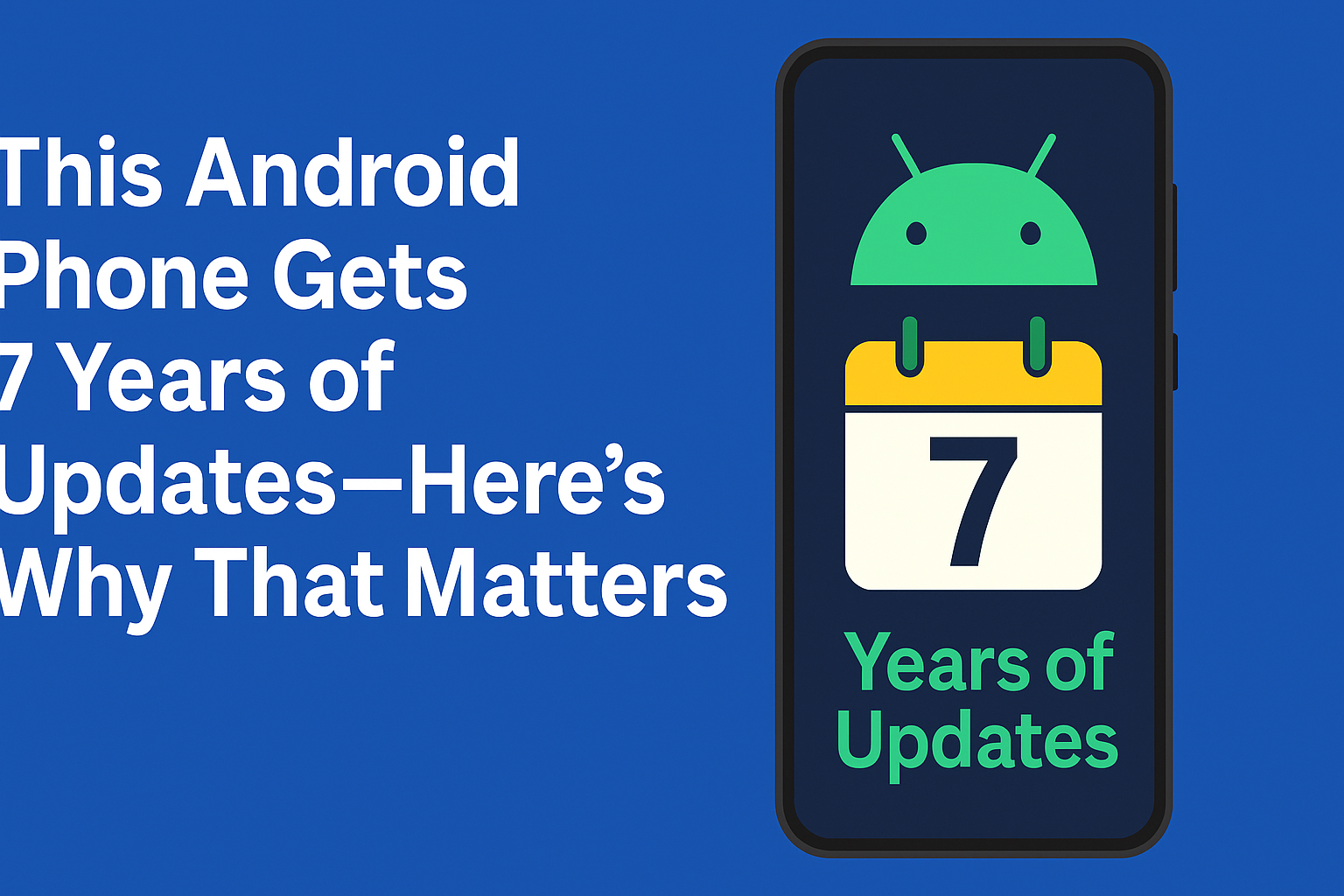 This Android Phone Gets 7 Years of Updates—Here’s Why That Matters