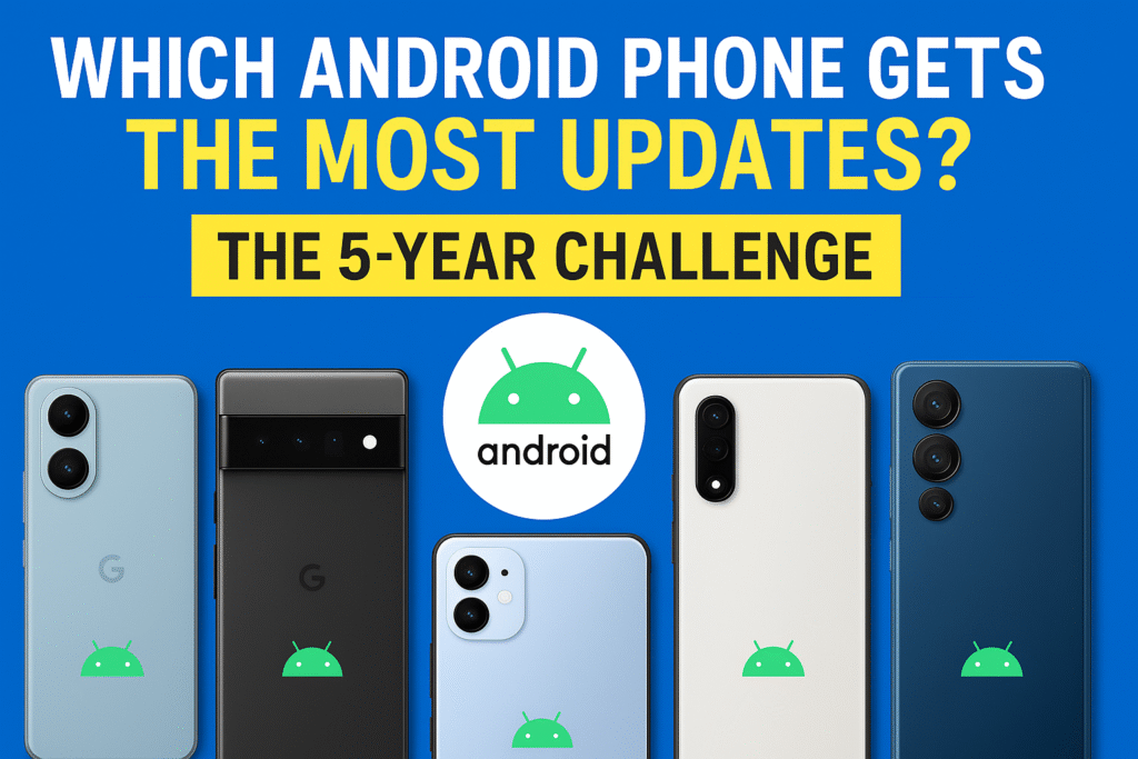 Which Android Phone Gets the Most Updates? The 5-Year Challenge