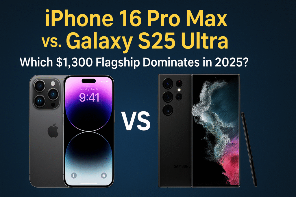 iPhone 16 Pro Max vs. Galaxy S25 Ultra: Which $1,300 Flagship Dominates in 2025?