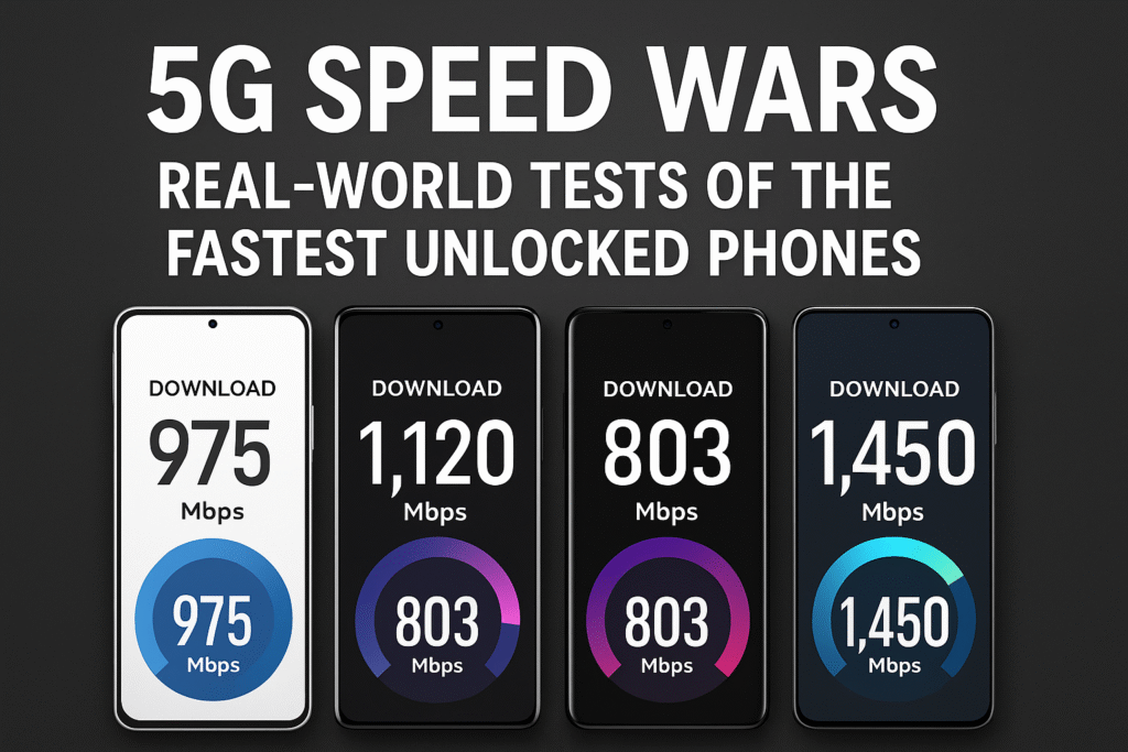 5G Speed Wars: Real-World Tests of the Fastest Unlocked Phones