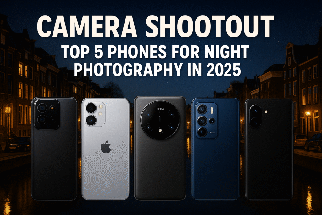 Camera Shootout: Top 5 Phones for Night Photography in 2025