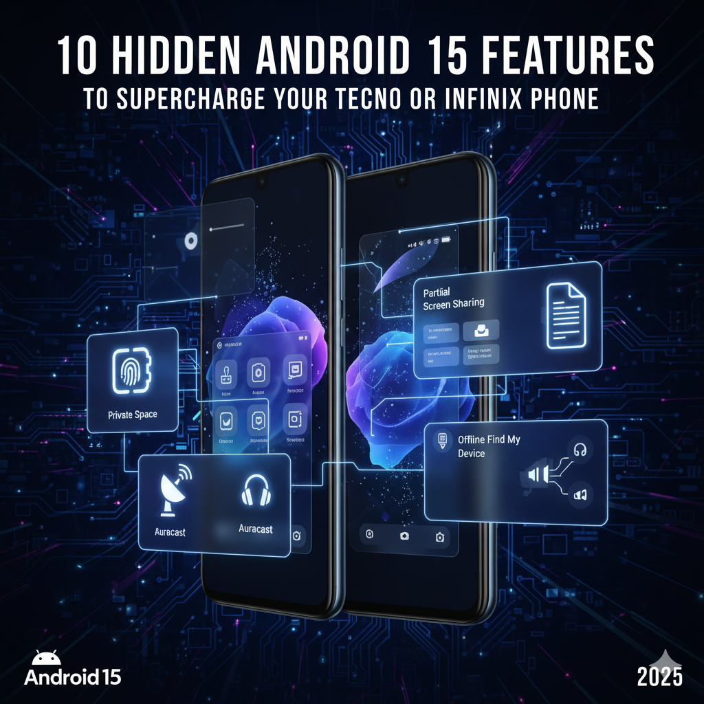 10 Hidden Android 15 Features to Supercharge Your Tecno or Infinix Phone