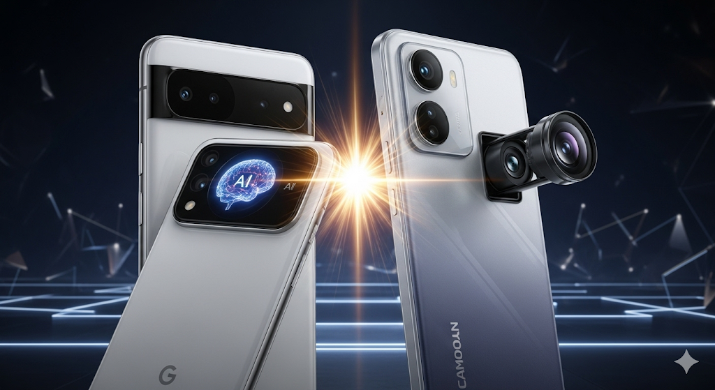 The Mid-Range Camera Battle: Can the Pixel 8a's AI Beat the Tecno Camon 30 Premier's Hardware?