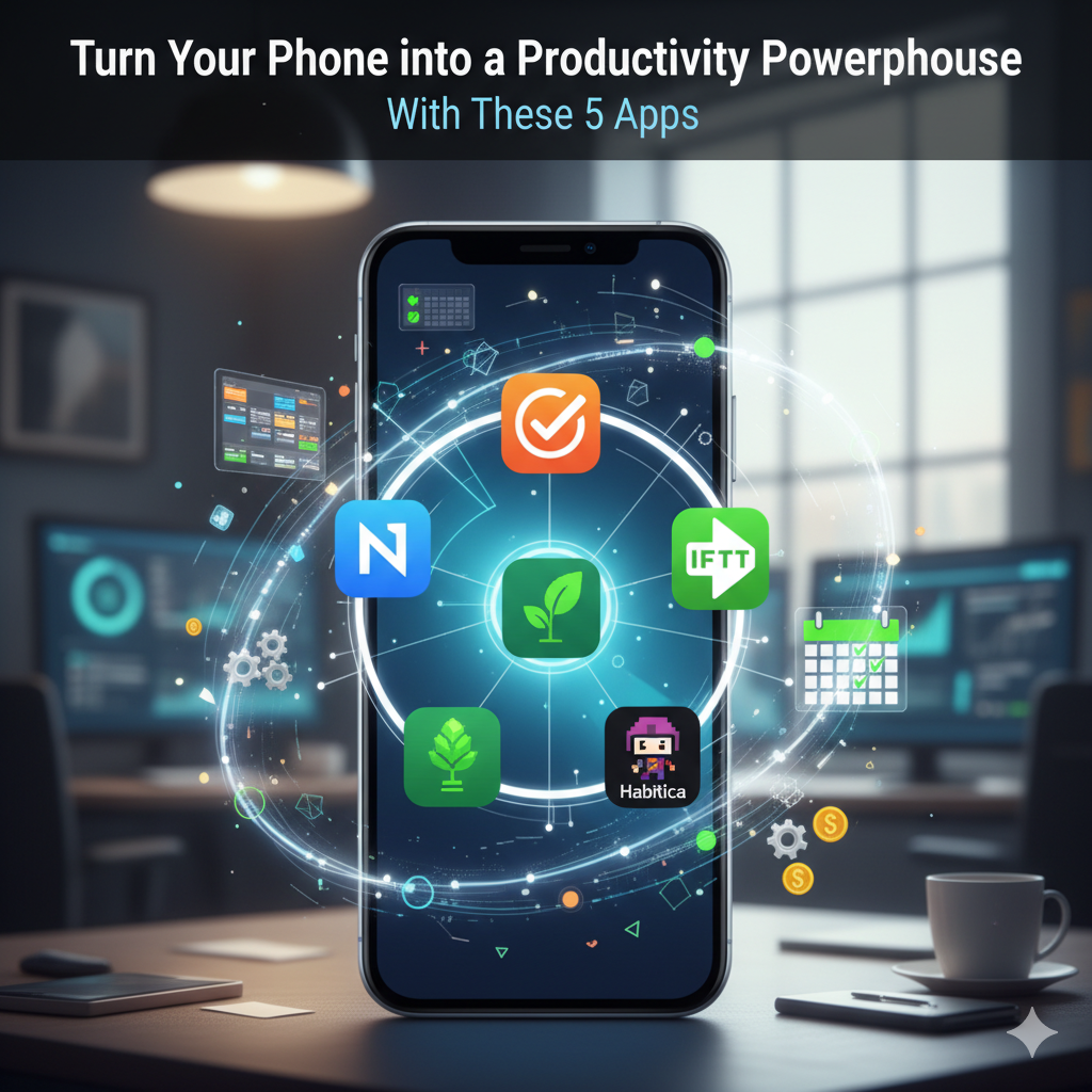 Turn Your Phone into a Productivity Powerhouse with These 5 Apps